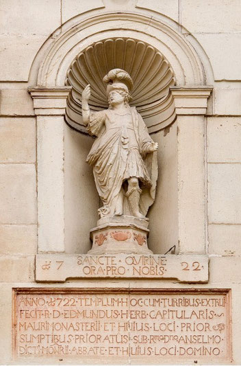 Statut de St-Quirin et dedicace de l'Eglise - Façade Occidentale
