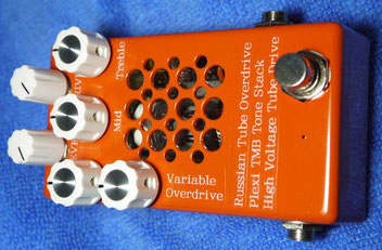  High-Voltage Tube Drive Overdrive Pedal 真空管オーバードライブエフェクター自作