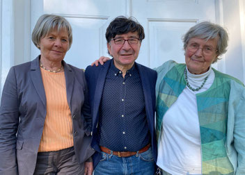 Im Einsatz für die Schubertiaden in Schnackenburg: Angelika Rehlein, Prof. Akradi Zenziper, Susanne von Imhoff