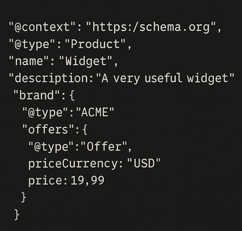 Beispiel eines Codes aus dem Schema.org Markup - hier ein Produkt-Markup mit Preis