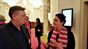 Gespräch mit Tugba Tekkal im März 2017 im Bundestag (Präsentation des Flohe-Films). Reicht es für sie?
