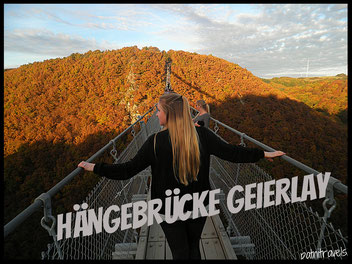 Hängebrücke Geierlay Mörsdorf im Herbst