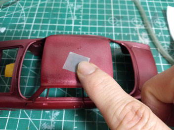 アルファロメオGTAのボディ塗装