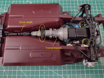 フェアレディ240ZGのエンジン取り付け