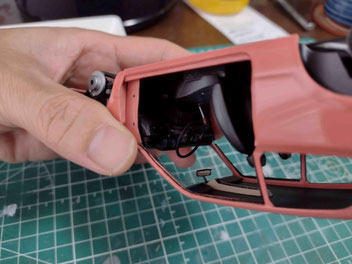 シビック1200RSのルームミラー