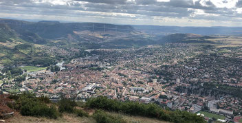 Millau vu du Pouncho d’Agast