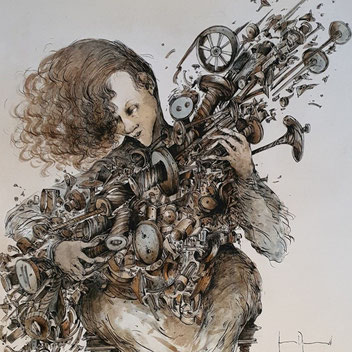 „Performa“ © Gertrude Degenhardt, https://gertrude-degenhardt.de/
