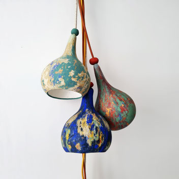 luminaires totem made-in-france design Sarah Morin création unique lampes couleurs decoration creative compiegne fabrication française