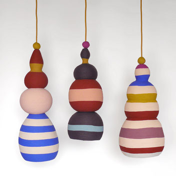 luminaires totem made-in-france design Sarah Morin création unique lampes couleurs decoration creative compiegne fabrication française