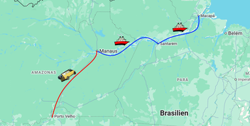 Mit dem VW T5 4x4 durch den Amazonas