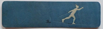 Marque-page Ski de fond - 15 x 4 - Atelier Eclats de bois - Isère