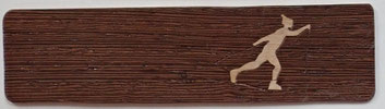 Marque-page Ski de fond - 15 x 4 - Atelier Eclats de bois - Isère