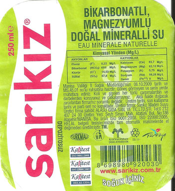 Sari Kiz - Mineralwasser
