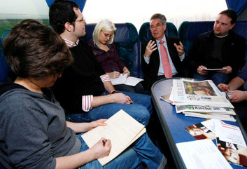... mit unserem Bundespräsidenten Heinz Fischer on tour (c) Andreas Wenzel 2010
