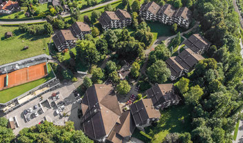 Dorint Hotel Garmisch-Partenkirchen, Berghotel, Berg, Hotel, Luftaufnahmen