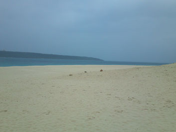 宮古島の砂浜