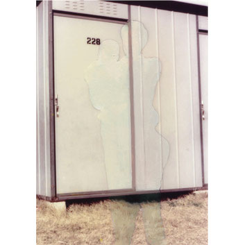 “Background #8” 2013, oil on photograph, 12.7×8.9cm