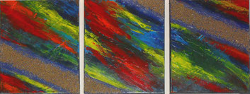 daluz composition géométrique abstraite aux formes colorées inspiration Miró