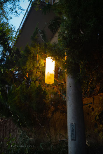 時代を感じる電燈、ヨコハマにもまだまだ残っていた