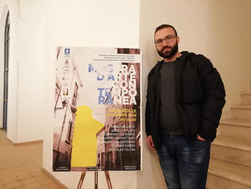 Inaugurazione della mostra contemporanea organizzata da Valerio Falcone presso Montecorvino Rovella (SA)