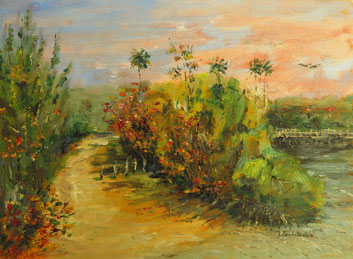 Indian Summer of 2026/Round Island, 9x12, Oil, $ 300