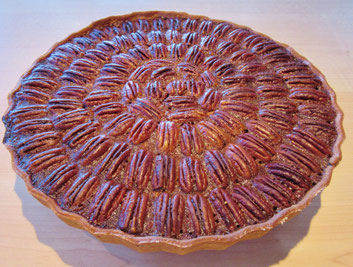 Recette tarte noix de pécan Lenôtre 