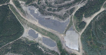 Impact environnemental sur parc photovoltaïque de la Grand Combe dans le Gard.