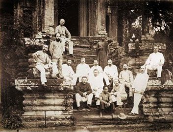 Émile Gsell among archaeologists, second half of 1873.