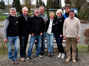 vl: Alexander (C), Heinrich, Ralf, Jürgen D., Adi, Benita, Jürgen G., Uwe, (es fehlt Rolf)