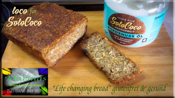 Rezept für das Life Changing Bread (Flohsamenbrot) mit SoloCoco