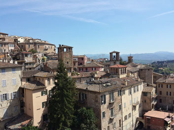 Ausblick über Perugia