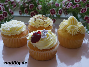 cupcake, Basisrezept für Cupcake, vanillig.de, Cupcake, Rezept, Basis Rezept für Cupcake, Muffin, Cupcake mit Beeren, Cupcake mit Füllung