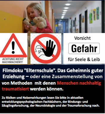 Vorsicht Vor Dem Film Elternschule Und Den Methoden Der Kinderklinik Gelsenkirchen Katia Saalfrank Familienberatung
