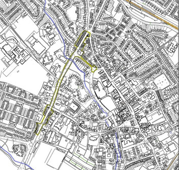 The worst affected areas of Bicester's air pollution problem