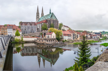 Görlitz, Blick von Zgorzelec auf Peterskirche