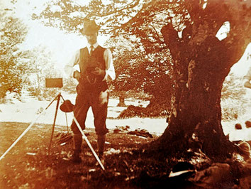 Exkursion von Hermann Walser, 1915. F: StABE N Laederach 15