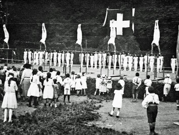 Jubiläum des STV Biel im Pasquart, 1923. Foto: zvg, Kollektion Zimmer