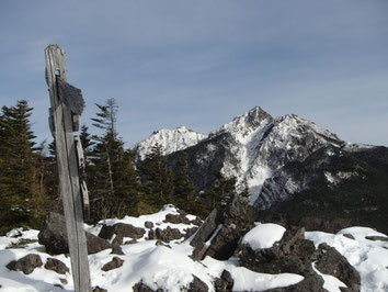 西岳　雪山　登山　講習会　ツアー