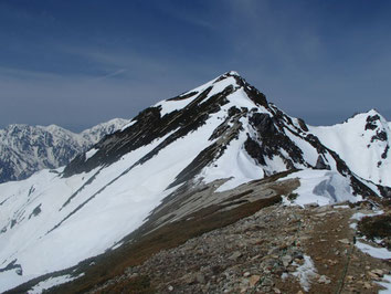 唐松岳　雪山　登山ツアー