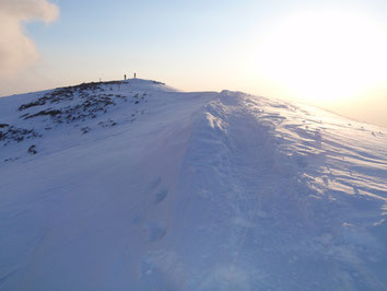 蝶ヶ岳　雪山　登山ツアー