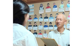 野球肩の状態や投球時の痛みを丁寧に確認するカウンセリング