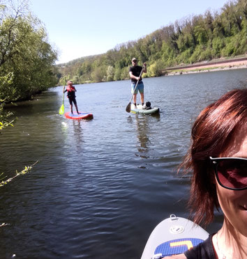 Geführte SUP Touren auf dem Neckar zwischen Heilbronn und Heidelberg