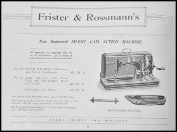 1932 Frister & Rossmann Sewing Machine Catalogue