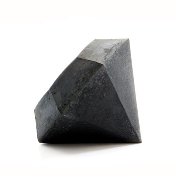 Large Concrete / Cement Diamond - Paperweight by PASiNGA
