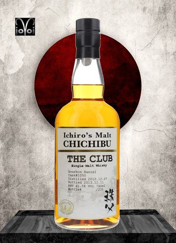 Chichibu Cask #1050 - 3 Years Single Malt Whisky - Distilled 2010 - Bottled 2013 - 700ml - 61,5% Vol./Alc. - 235 Bottles