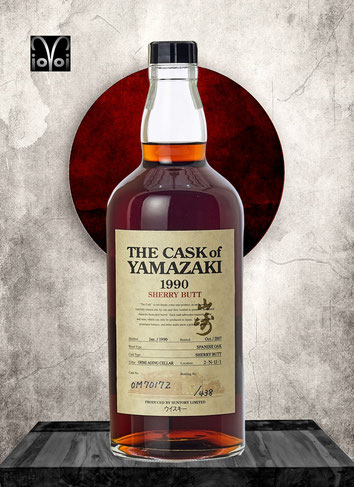 The Cask Of Yamazaki #0M70172 - 17 Years - Distilled 1990 - Bottled 2007 - 700 ml - 59,0% Vol./Alc. - 438 Bottles