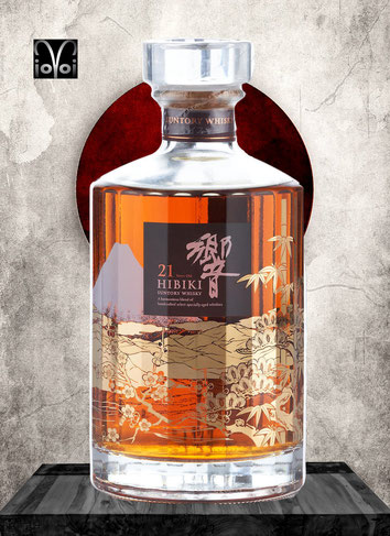 Hibiki Kacho Fugetsu - 21 Years - Release 2015 - Blended Malt Whisky - 700 ml - 43,0% Vol./Alc. - Only 2000 Bottles Worldwide