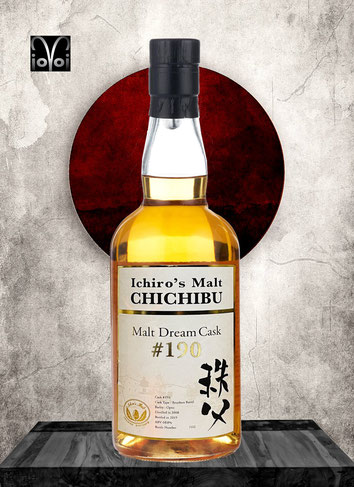 Chichibu Malt Dream Cask #190 - 10 Years - Distilled 2008 - Bottled 2019 - 700 ml - 60,8% Vol./Alc. - 152 Bottles