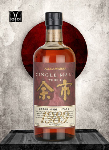 Nikka Yoichi 1989 Single Malt - 20 Years - Distilled 1989 - Bottled - 2009 - 700 ml - 55,0% Vol./Alc. - Only 3500 Bottles