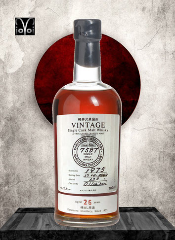 Karuizawa Vintage Cask #7587 - 26 Years Single Malt Whisky - Distilled 1975 - Bottled 2002 - 700 ml - 63,3 Vol./Alc. - Only ??? Bottles Worldwide